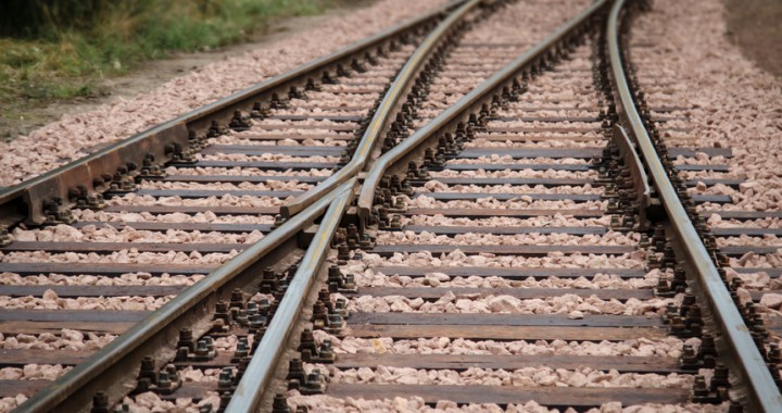 Thermit-Schweißen von Bahnschienen